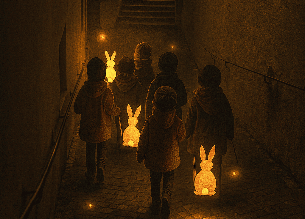 La grande chasse aux lampions de Pak'alapin en Vieille Ville de Genève - Photo 2